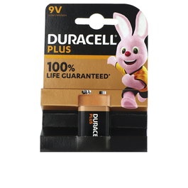 Duracell Plus Power Pilas Alcalinas 9V 6LR61/MN1604, Paquete de 1 Unidad