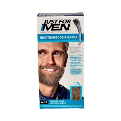 JUST FOR MEN Bigote Barba Castaño Claro M25 JUST FOR MEN Bigote Barba Castaño Claro M25