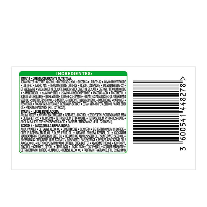 Garnier Nutrisse #5.35/58-sequoia 3 u Coloración Permanente Castaño Claro