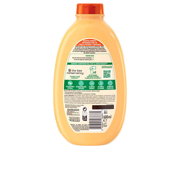 Garnier Champú Tesoros de Miel Antirrotura Hidratante 600 ml