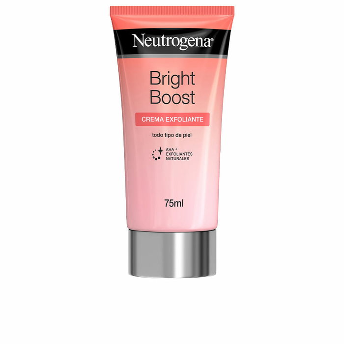 Neutrogena BRIGHT BOOST Exfoliante Facial con AHA y Perlas Naturales, Piel Luminosa y Suave, Todo Tipo de Piel, 75 ml Neutrogena BRIGHT BOOST Exfoliante Facial con AHA y Perlas Naturales, Piel Luminosa y Suave, Todo Tipo de Piel, 75 ml