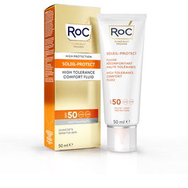 Roc Protección Solar Alta Tolerancia SPF50 Fluido Facial para Piel Sensible 50 ml