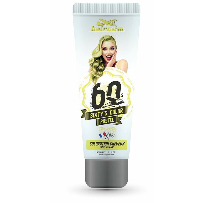 Hairgum SIXTY'S COLOR yellow sunrise 60 ml