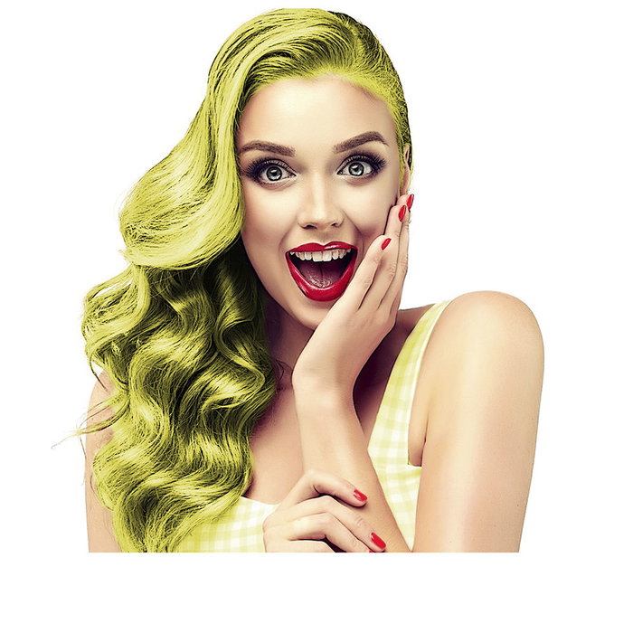 Hairgum SIXTY'S COLOR hair color #yellow sunrise 60 ml Tinte Semipermanente