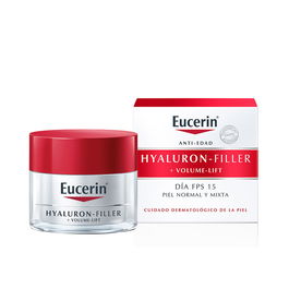 Eucerin HYALURON FILLER + volume-lift Crema de Día Piel Normal Mixta 50 ml Antiarrugas Antiedad Protección Solar