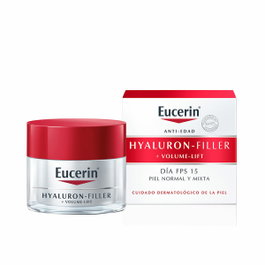 Eucerin Hyaluron Filler + volume-lift crema de día para piel normal o mixta SPF 15 50 ml