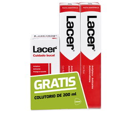 Lacer Lote de Pasta Dentífrica 2 x 125 ml + Colutorio 200 ml