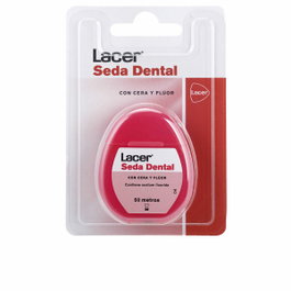 Lacer Seda Dental con Cera y Flúor 50 m
