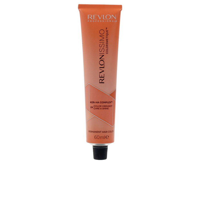 Revlon REVLONISSIMO COLOR & CARE Tinte Permanente para el Cabello con Ácido Hialurónico y Proteína de Soja, #66,4 6 Rubio Oscuro, 60 ml - Cobertura Total de Canas, Brillo y Fuerza