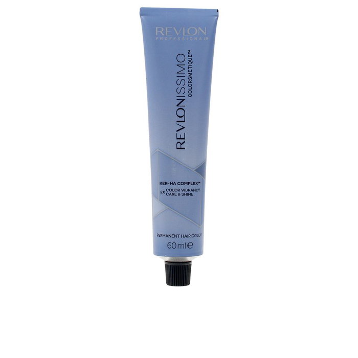 Revlon REVLONISSIMO COLOR & CARE Tinte de Pelo Permanente 6 Rubio Oscuro 60 ml - Con Ácido Hialurónico y Proteína de Soja, Alta Cobertura Canas