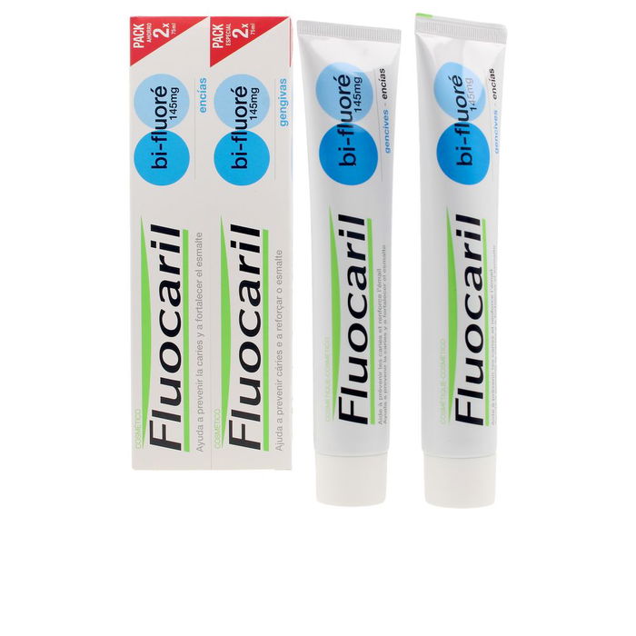 Fluocaril BI-FLUORÉ 145 mg dentífrico encías 2 x 75 ml Pasta de dientes Fluocaril BI-FLUORÉ 145 mg dentífrico encías 2 x 75 ml Pasta de dientes