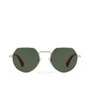 Hawkers Gafas de Sol AURA Polarized Rose Gold Dorado Lente Verde Unisex Protección UV400