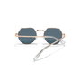 Hawkers Gafas de Sol Polarizadas Rose Gold Unisex UV400 Lentes Espejadas Montura Acero Inoxidable Protección Ocular Modelo AURA