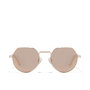 Hawkers Gafas de Sol Polarizadas Rose Gold Unisex UV400 Lentes Espejadas Montura Acero Inoxidable Protección Ocular Modelo AURA