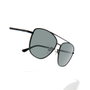 Hawkers LAX - Gafas de Sol Aviador Unisex Adultos, Color Negro/Dark, Lentes Cat. 3 UV400, Incluye Funda y Caja