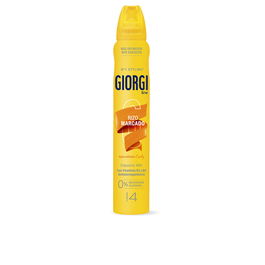 Giorgi Line Rizos Marcados Espuma Fijadora Método Curly nº4 para Cabello Rizado, Sin Alcohol ni Siliconas, 250 ml