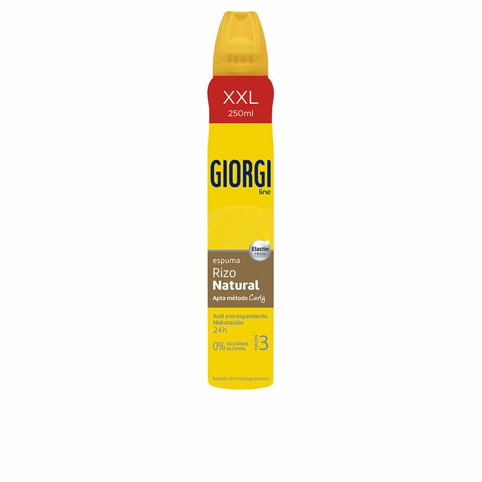 Giorgi Line RIZO NATURAL espuma fijadora método curly nº3 250 ml Giorgi Line RIZO NATURAL espuma fijadora método curly nº3 250 ml