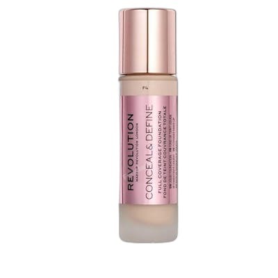 Revolution Make Up CONCEAL & DEFINE Full Coverage Foundation #F4 Revolution Make Up CONCEAL & DEFINE Full Coverage Foundation #F4