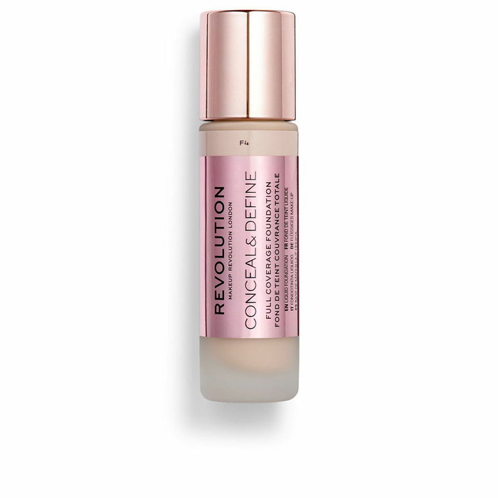 Revolution Make Up CONCEAL & DEFINE Full Coverage Foundation #F4 Revolution Make Up CONCEAL & DEFINE Full Coverage Foundation #F4
