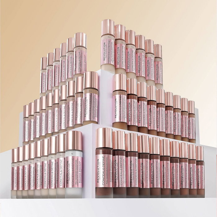 Revolution Make Up Conceal & Define Full Coverage Foundation F5 Revolution Make Up Conceal & Define Full Coverage Foundation F5