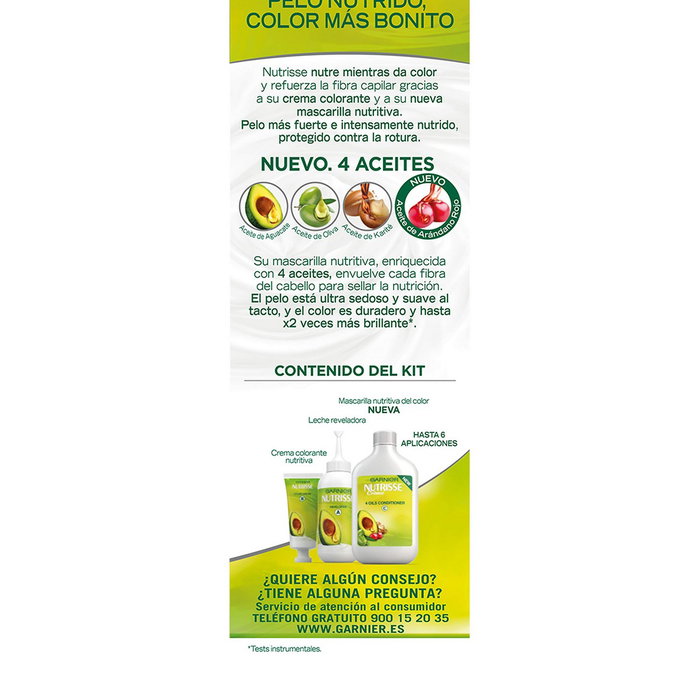 Garnier Nutrisse Crème Coloración Permanente 4.26-violín (Pack de 3)
