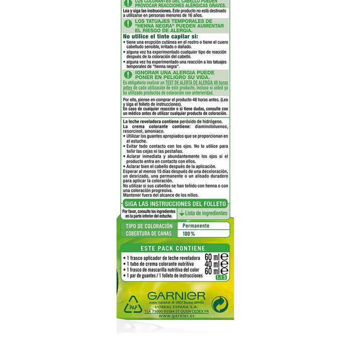 Garnier Nutrisse Crème Coloración Permanente 4.26-violín (Pack de 3)