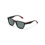 Hawkers ONE SPORT - Gafas de Sol Polarizadas Unisex para Adultos, Modelo Red Black, Montura Negra Mate con Detalles Rojos, Lentes Categoría 3 UV400, TR90