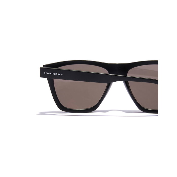 Hawkers ONE LS RAW #black daylight Gafas de Sol UV400 TR90 Negro Mate Espejadas Luz Diurna 54,8mm