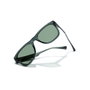 Hawkers TOX Gafas de Sol Polarizadas Cristal Verde Cocodrilo - Montura Negro Diamante TR90, Categoría 3, UV400, Unisex, Medidas Frontal 141mm