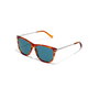 Hawkers ONE CROSSWALK #havana deep turquise - Gafas de Sol Unisex para Adultos, Montura Acetato Marrón, Cristales Polarizados Azul, Forma Cuadrada Vintage