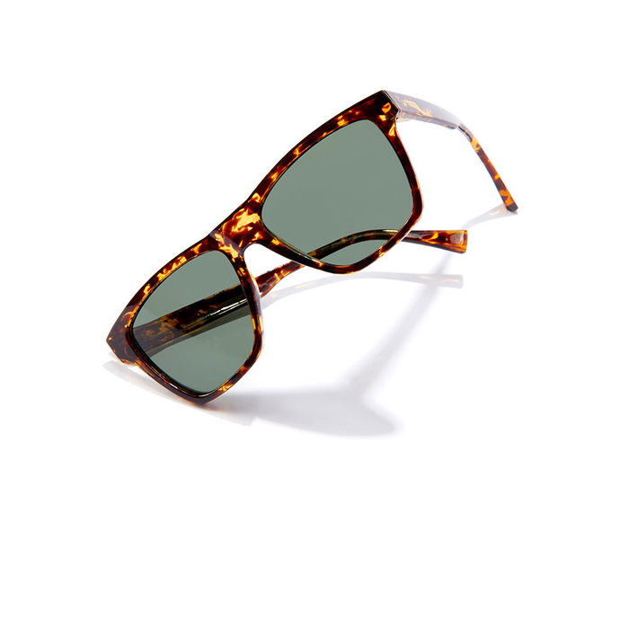 Hawkers ONE LS Gafas de Sol Polarizadas Carey Aligator Montura Marrón con Lente Negra Filtro UV400