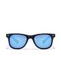 Hawkers Slater Polarized Gafas de Sol Unisex Clásicas Cuadradas Negro Azul Claro UV400 TR90