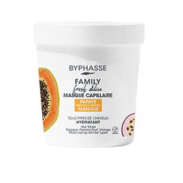 Byphasse Mascarilla FAMILY FRESH DELICE Todo Tipo de Cabello Hidratante y Nutritiva 250 ml