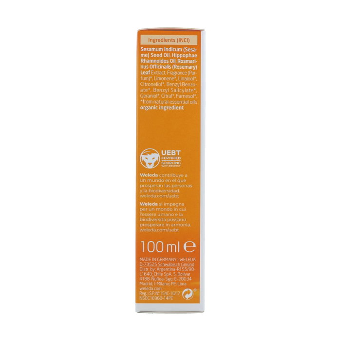 Weleda Aceite Corporal de Espino Amarillo 100 ml