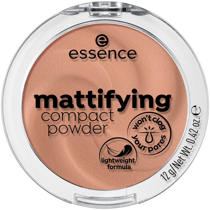 Essence, Matificante, Polvo compacto, 02, Beige suave, 12 g Essence, Matificante, Polvo compacto, 02, Beige suave, 12 g