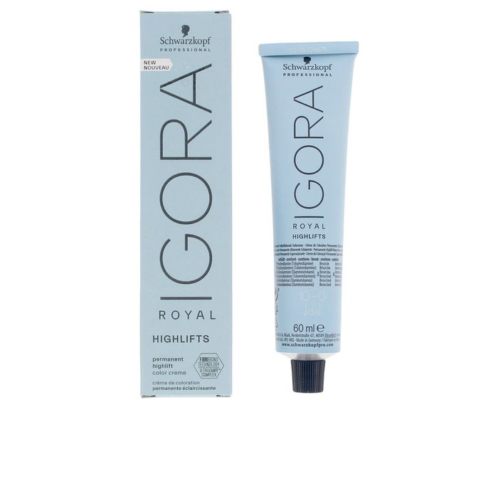 Schwarzkopf IGORA ROYAL #10-0 60 ml Tinte Pelo Crema Permanente Schwarzkopf IGORA ROYAL #10-0 60 ml Tinte Pelo Crema Permanente