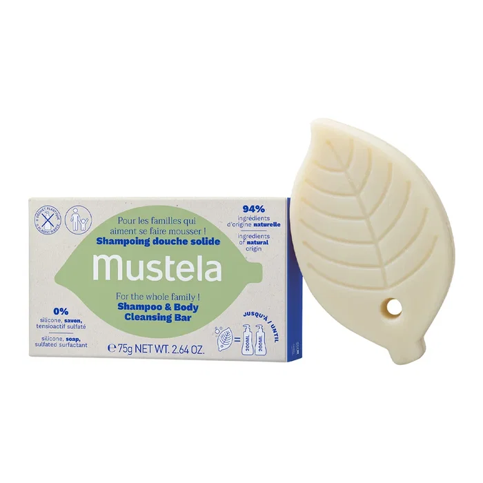 Mustela BIO Champú Sólido Cabello y Cuerpo 75 g Mustela BIO Champú Sólido Cabello y Cuerpo 75 g
