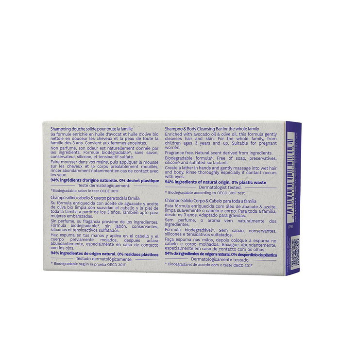 Mustela Champú Sólido BIO 75gr para Cabello y Cuerpo, con Aguacate y Oliva BIO, Sin Perfume Mustela Champú Sólido BIO 75gr para Cabello y Cuerpo, con Aguacate y Oliva BIO, Sin Perfume