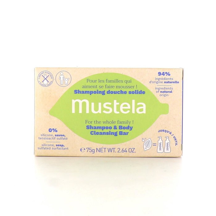 Mustela BIO Champú Sólido Cabello y Cuerpo 75 g Mustela BIO Champú Sólido Cabello y Cuerpo 75 g