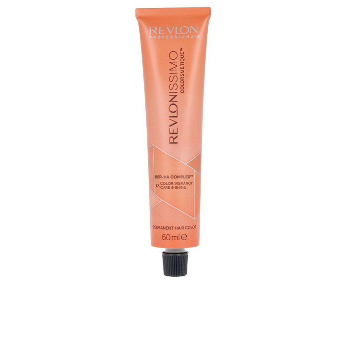 Revlon Revlonissimo Color & Care Tinte Permanente #7 Rubio 60 ml con Ácido Hialurónico, Proteína de Soja, Alta Cobertura Canas y Brillo Duradero