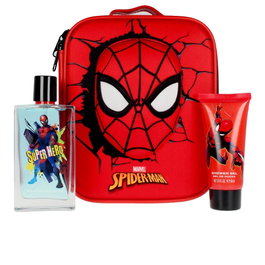 Marvel Spiderman Estuche Regalo - Eau de Toilette Vaporizador 100 ml + Gel de Ducha 60 ml + Neceser - Fragancia Infantil Fresca
