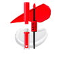 NYX SHINE LOUD pro pigment lip shine #rebel in red - Pintalabios de Larga Duración 16h - Acabado Brillante No Pegajoso - Color Rojo - 3.4 ml