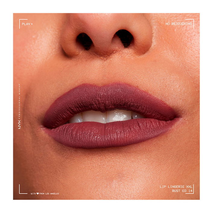 Nyx Professional Make Up LINGERIE XXL #bust-ed Pintalabios Rosa Larga Duración 16h Acabado Mate Intenso