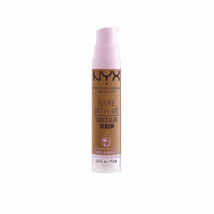 Nyx Professional Make Up Corrector Serum Bare With Me #10-Camel Calmante Hidratante Vegano Acabado Natural 9.6ml