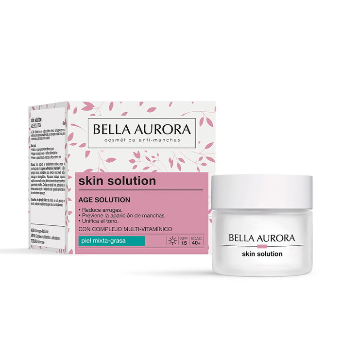 Bella Aurora SKIN SOLUTION Piel Mixta-Grasa Tratamiento Facial Hidratante Antiarrugas Antiedad 50 ml Bella Aurora SKIN SOLUTION Piel Mixta-Grasa Tratamiento Facial Hidratante Antiarrugas Antiedad 50 ml