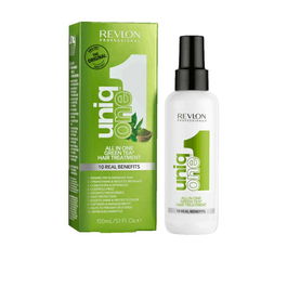Revlon Uniq One All In One Tratamiento Capilar Té Verde 150ml Nuevo Formato - Repara, Fortalece y Acondiciona