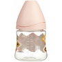 Biberón pp boca ancha con tetina anatómica de látex t-1m 150 cc