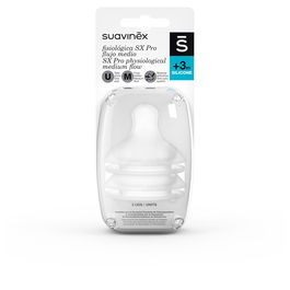 Suavinex SX Pro Tetina Fisiológica Silicona Flujo Medio M 2 u Bebé +3 Meses