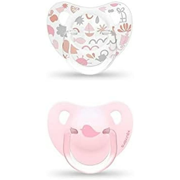 Suavinex Pack de 2 Chupetes Clásicos con Tetina Anatómica 0-6M Suavinex Pack de 2 Chupetes Clásicos con Tetina Anatómica 0-6M