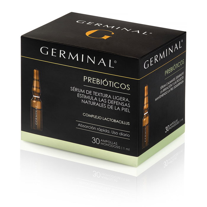 Germinal ACCION PROFUNDA Prebióticos Ampollas 30 x 1 ml Tratamiento Facial Hidratante Efecto Flash Germinal ACCION PROFUNDA Prebióticos Ampollas 30 x 1 ml Tratamiento Facial Hidratante Efecto Flash